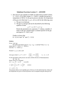 Solutions Exercises Lecture 3 – AES1030