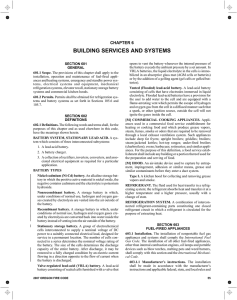 Building Services and Systems