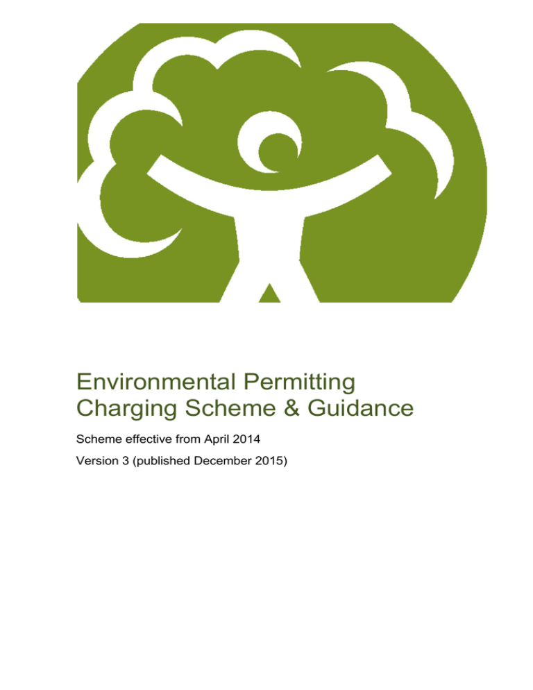 Environmental permitting charging scheme and guidance