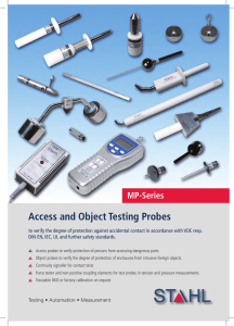 Access and Object Testing Probes - stahl