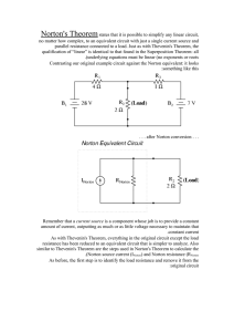 Norton`s Theorem