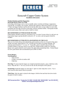 Euracraft Copper Gutter System