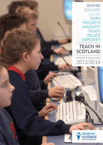 Teach in Scotland PDF