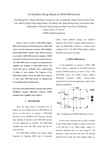 An Oscillator Design Based on MOS-NDR Inverter