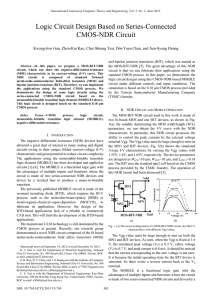 Logic Circuit Design Based on Series-Connected CMOS-NDR