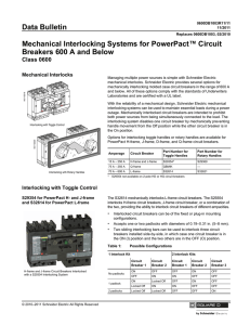 Mechanical Interlocking Systems for PowerPact