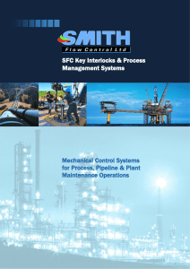 Mechanical Control Systems for Process, Pipeline