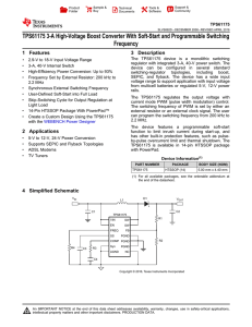 3A High Output boost converter (Rev. D)