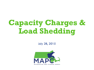 What is a capacity charge?