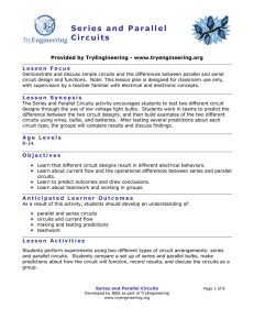 Series and Parallel Circuits