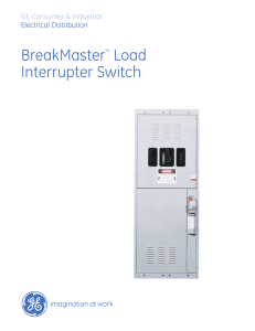 BreakMaster load interrupter switches