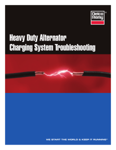 Heavy Duty Alternator Charging System Troubleshooting