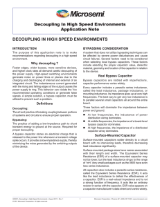 Decoupling In High Speed Environments