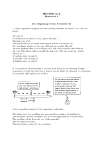 HPS/PHIL 1612 Homework 2 Due: Beginning of class, September