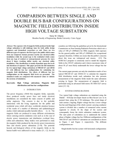 comparison between single and double bus bar configurations on