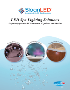 LED Spa Lighting Solutions