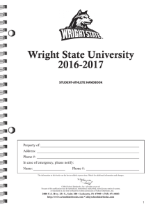 Wright State University 2016-2017