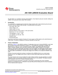 AN-1305 LM5030 Evaluation Board (Rev. A)