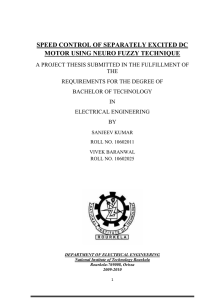 speed control of separately excited dc motor using neuro