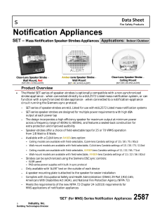 Notification Appliances