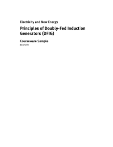 Principles of Doubly-Fed Induction Generators (DFIG) - Lab-Volt