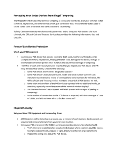 Protecting Your Swipe Devices from Illegal Tampering