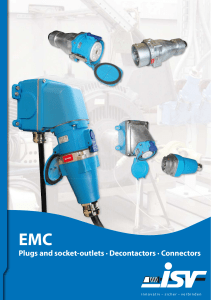 Plugs and socket-outlets · Decontactors · Connectors