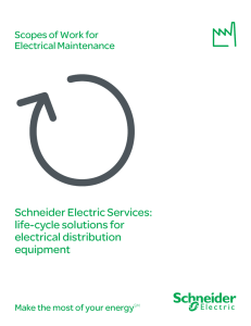 life-cycle solutions for electrical distribution