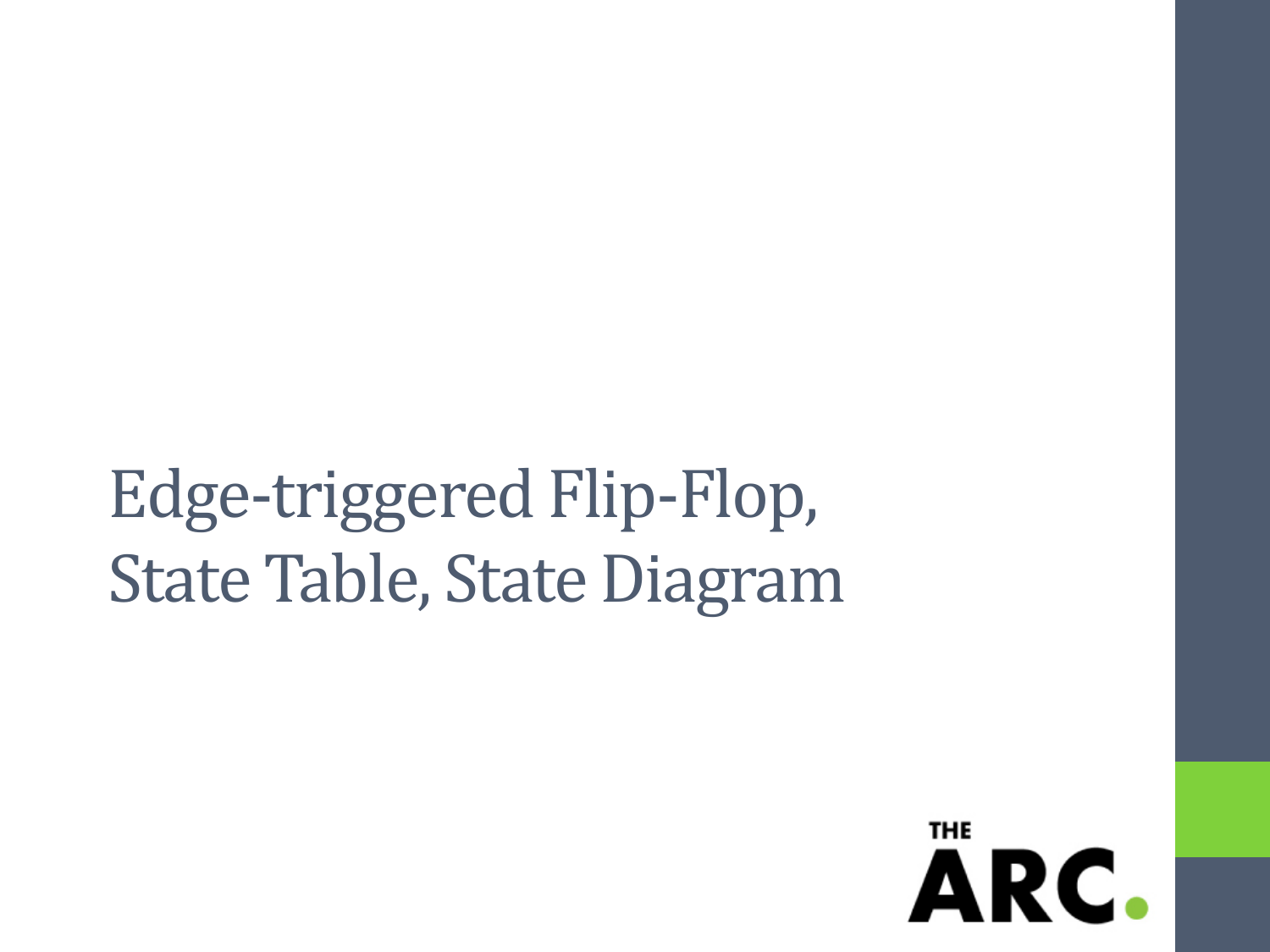 schematic for edge triggered flip flop