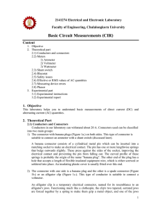 Basic Circuit Measurements (CIR)