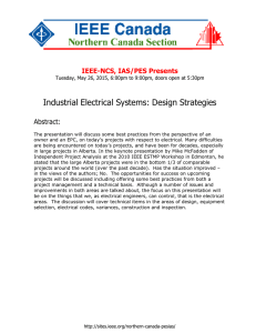 Industrial Electrical Systems: Design Strategies