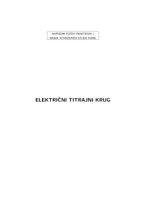 ELEKTRIˇCNI TITRAJNI KRUG