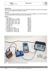 LEP 4.4.06 -01 RLC Circuit