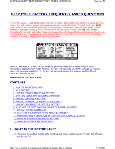 deep cycle battery frequently asked questions