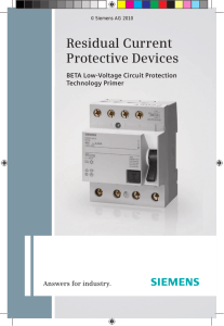 Residual Current Protective Devices