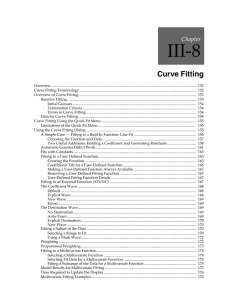 Curve Fitting - Latest Igor Pro Installers