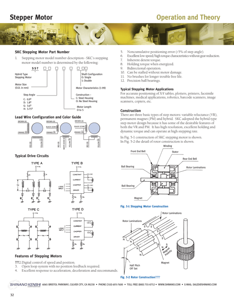 Stepper Motor Operation And Theory