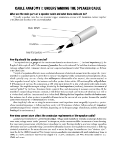 cable anatomy i: understanding the speaker cable