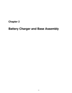 Battery Charger and Base Assembly