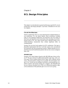 ECL Design Principles