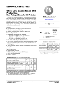 Ultra-Low Capacitance ESD Protection