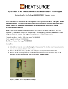 Replacement of the 30000208 Printed Circuit Board