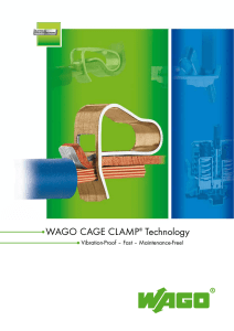 WAGO CAGE CLAMP® Technology