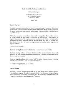 Basic Electricity for Computer Scientists