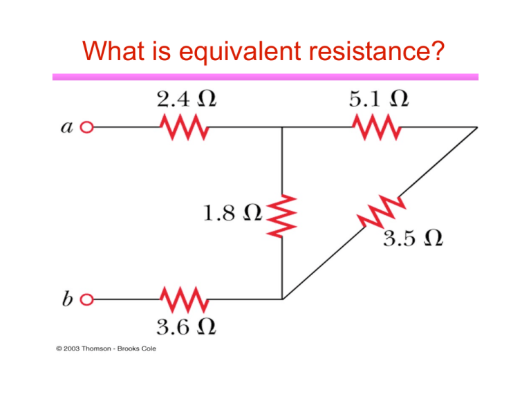 What Is Equivalent Resistance 