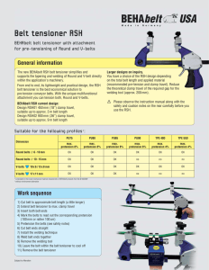 Belt tensioner RSH