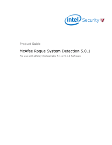 McAfee Rogue System Detection 5.0