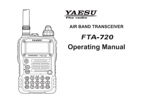 FTA-720 Owners Manual 12-4-2012