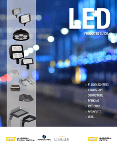 Hubbell Outdoor LED Product Guide