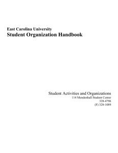 Student Organization Handbook